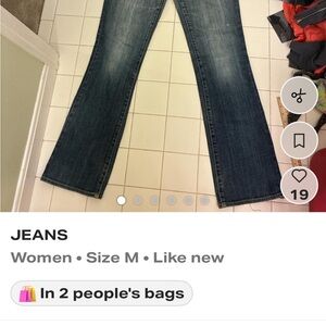 X2 Dark Blue Flare Women's Jeans